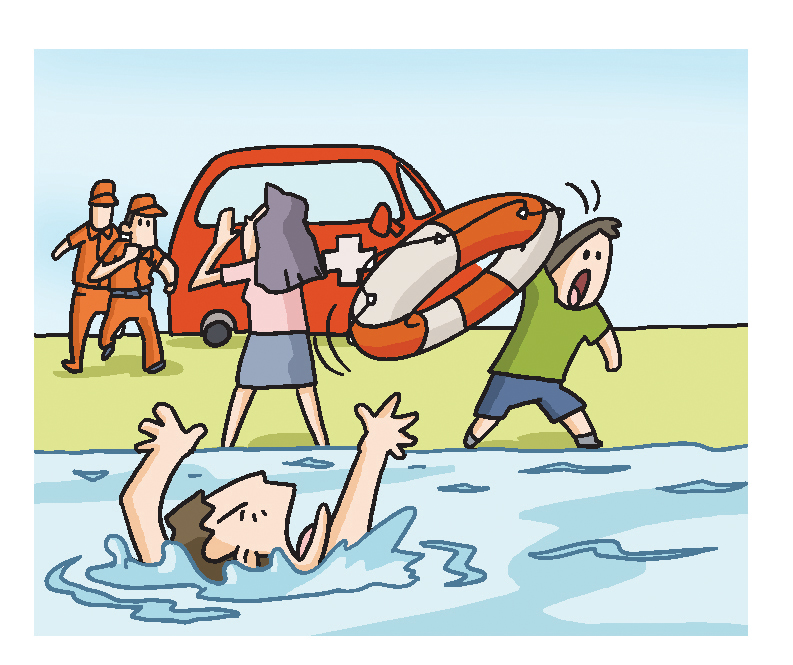 물놀이 사고 및 안전사고 발생 때 즉시 119 (해상 122) 또는 1588-3650으로 신고